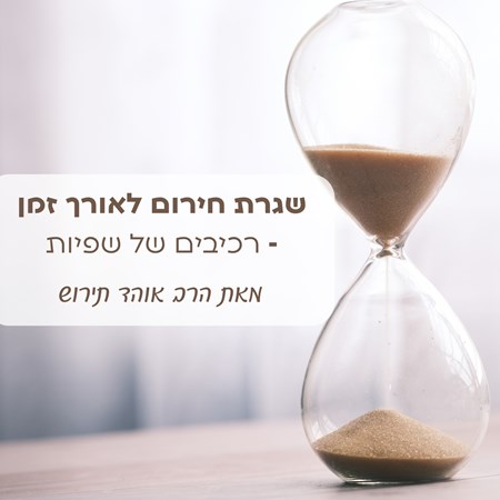 שגרת חירום לאורך זמן - הרב אוהד תירוש